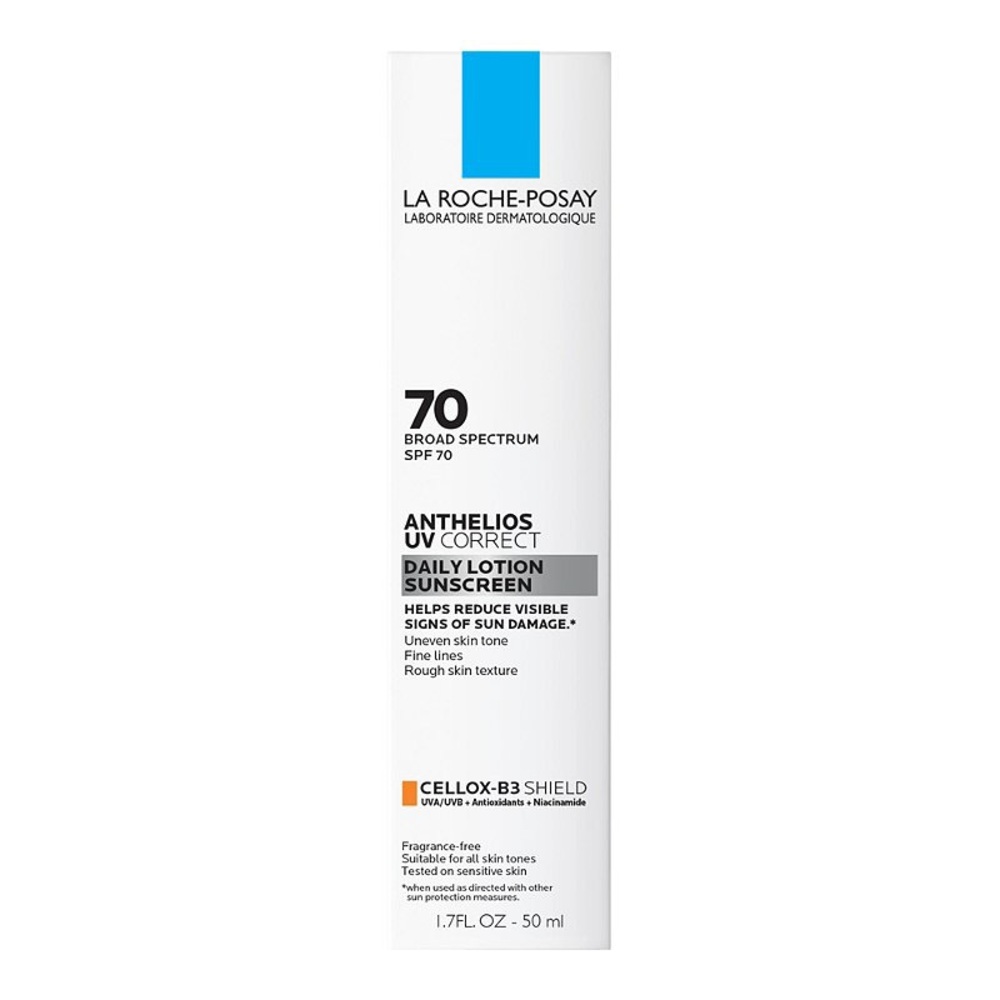 LA ROCHE-POSAY | ANTHELIOS UV CORRECT FACE SUNSCREEN SPF70 W NIACINAMIDE 1.7floz - Picture 4 of 4